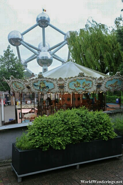 Rides the Brupark in Brussels