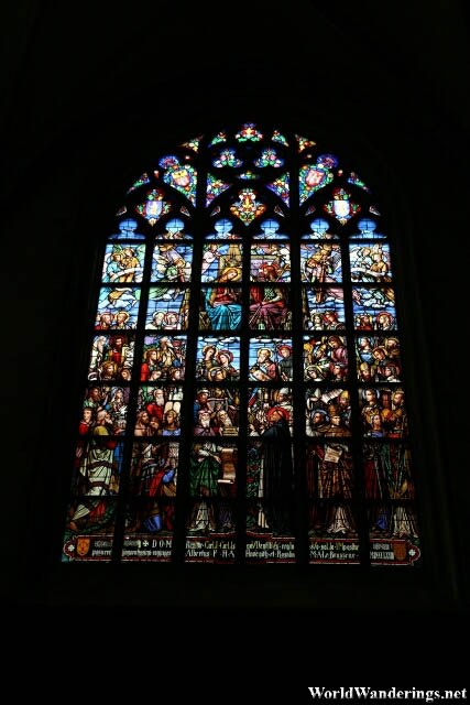Stained Glass Windows of the Chathedral of Our Lady in Antwerp