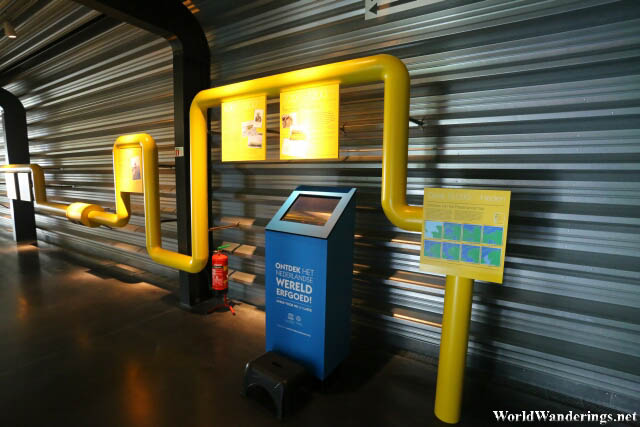Interactive Displays at the Ir.D.F. Woudagemaal Visitor Center