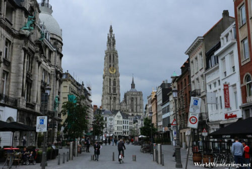 Street View of Antwerp Old Town
