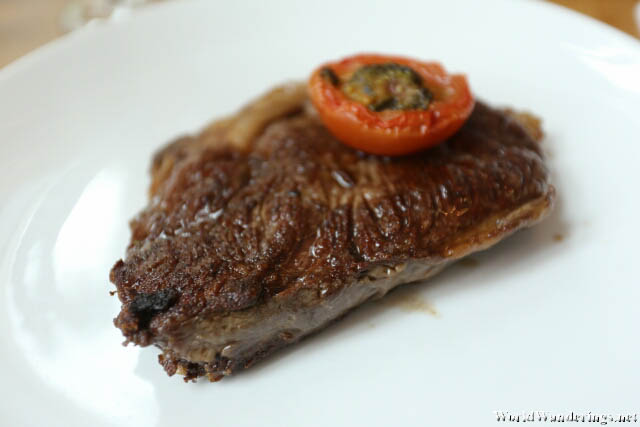 Steak at Fjord Restaurant in Rotterdam