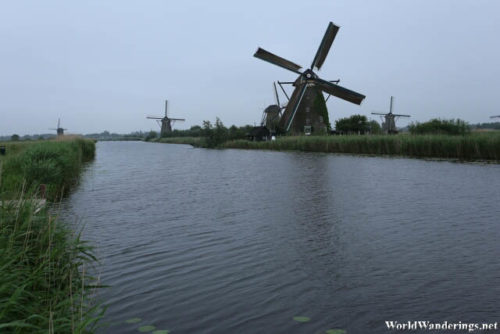 Canals and Windmills at Kinderdijk