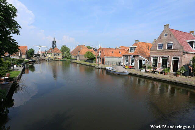 Houses Along a Canal in Hindeloopen
