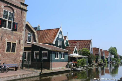 Houses Along the Canal in De Rijp