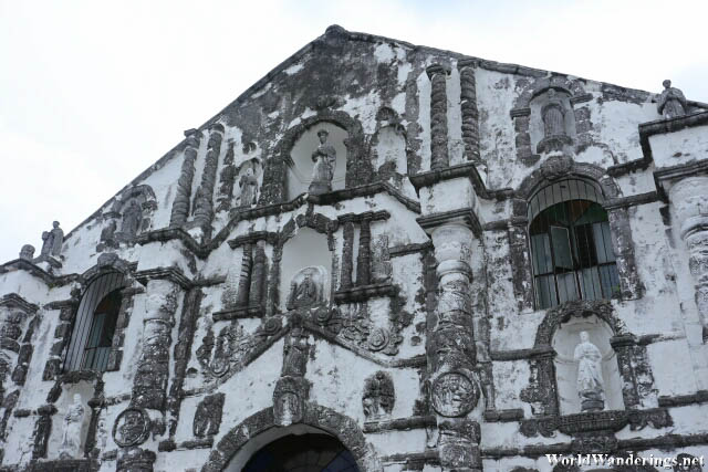 Facade of the Our Lady of the Gate Church in Daraga