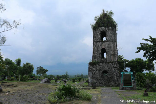 View of Mayon Volcano and Cagsawa