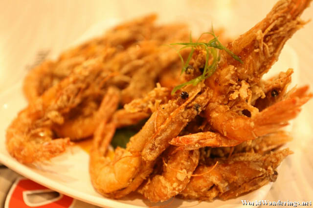 Tasty Fried Shrimp at Choobi Choobi