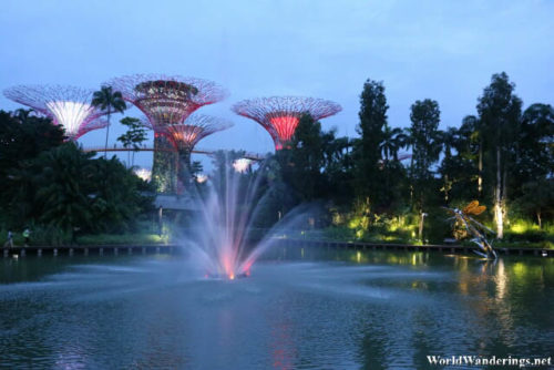 Sunset at the Gardens by the Bay