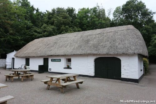 Traditional Thatched Roofed Huts in Bunratty Castle and Folk Park