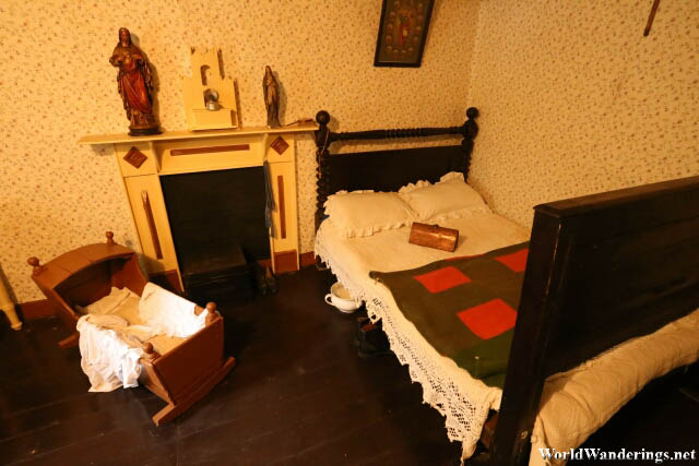 Bedroom at the Bunratty Folk Park