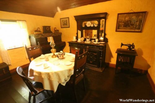 Dining Room at the Bunratty Folk Park