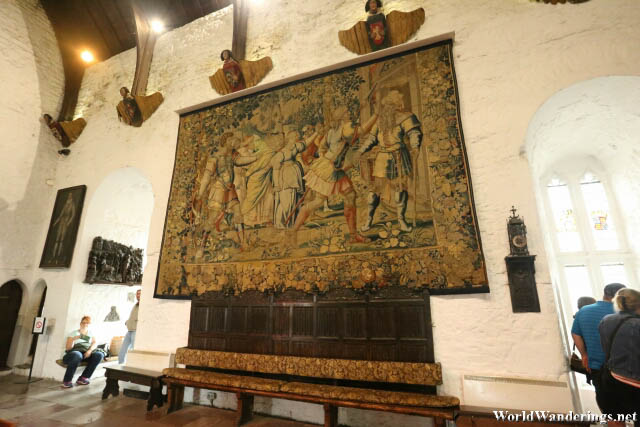 Large Tapestry at Bunratty Castle