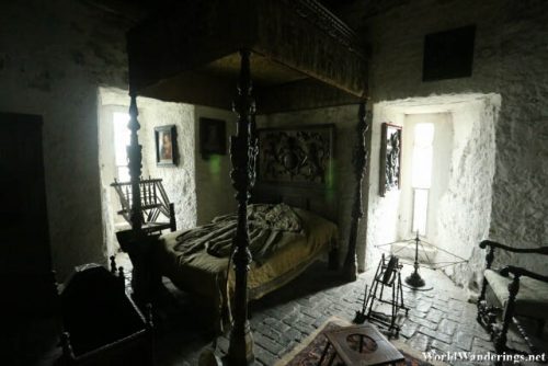 Creepy Bedroom in Bunratty Castle