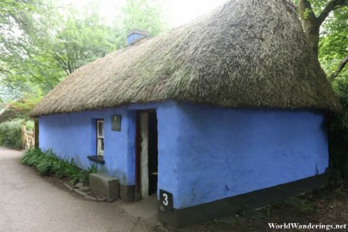 Irish Thatched Roof Cottage at Bunratty Folk Park