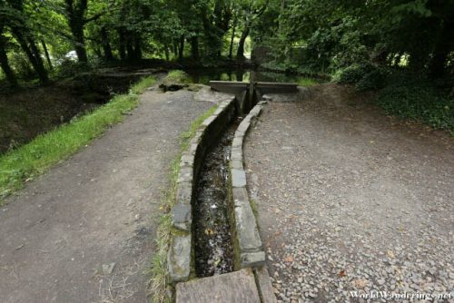 Canal for Water at the Horizontal Mill in Bunratty Castle