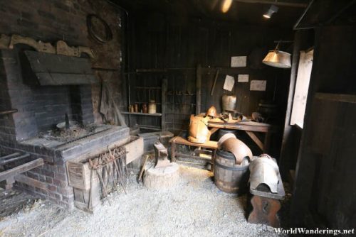 Blacksmith at King John's Castle