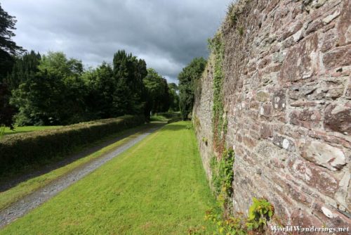 Walls of the Walled Garden at Glenstal Abbey