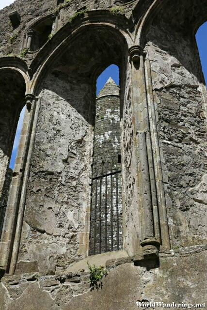 Tower at Saint Patrick's Cathedral at the Rock of Cashel