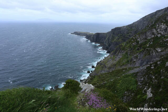 Looking at the Fogher Cliffs