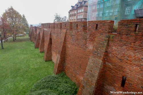 Walls of Old Town of Warsaw