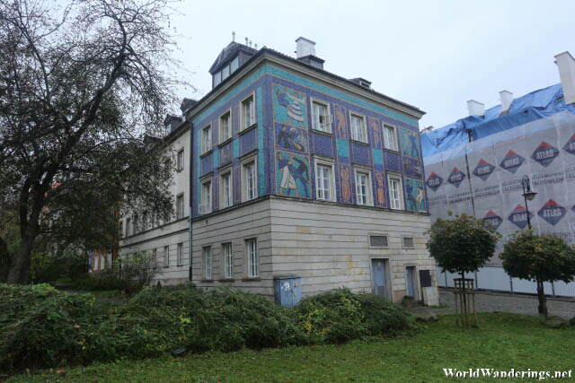 Murals at the Warsaw New Town