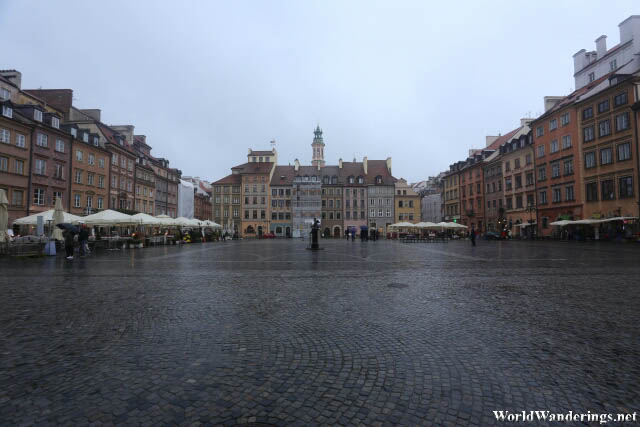 Old Town Market Square in Warsaw