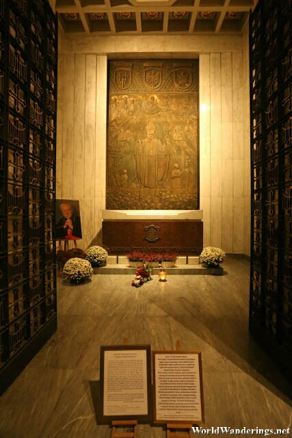Mausoleum of Cardinal Stefan Wyszyński at Saint John's Archcathedral