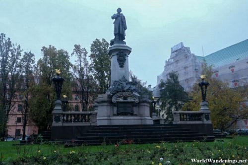 Statues Along Krakowskie Przedmieście 