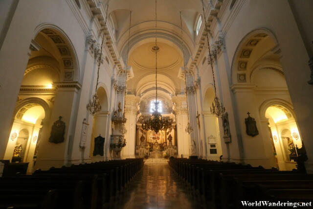 Inside the Church of St. Joseph of the Visitationists