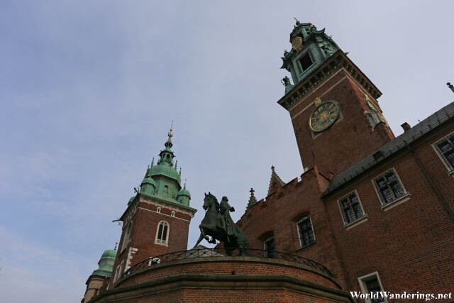 Towers at Wawel Castle