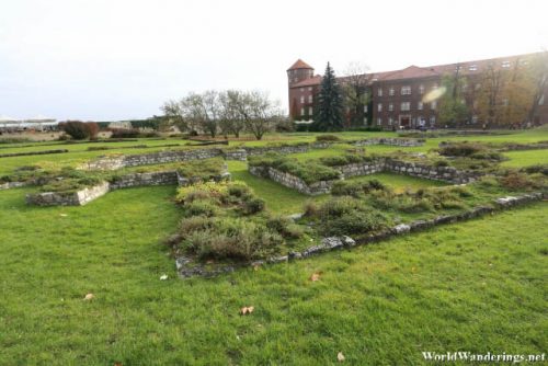 Remains of Older Foundations at Wawel Castle