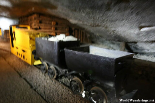 Mine Car at the Wieliczka Salt Mine