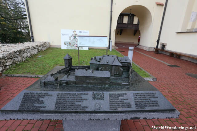 Model of the Saltworks Castle in Wieliczka