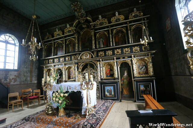 Altar Area at the Church of Saint Michael in Brunary