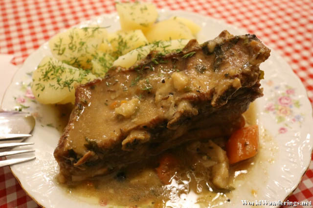 Pork Ribs at Polskie Smaki Restauracja