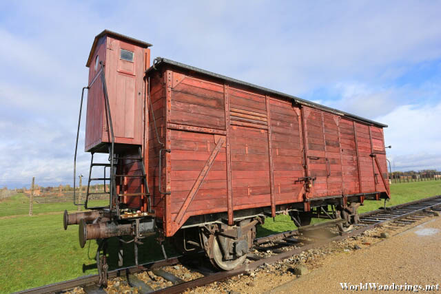 Train Car To Carry Prisoners Into Auschwitz II-Birkenau