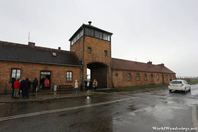 Imposing Building at Auschwitz II-Birkenau