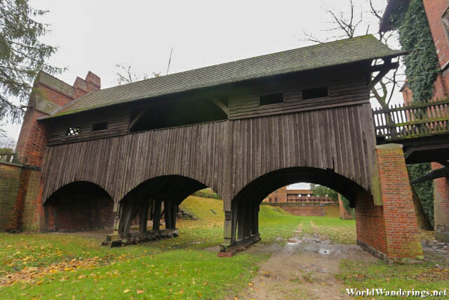 Covered Bridge at Malbork Castle