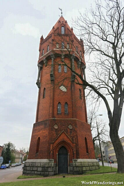 Tower at Plac Słowiański in Malbork