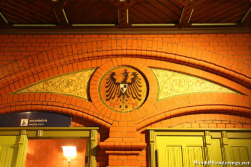 Detail Inside Malbork Railway Station