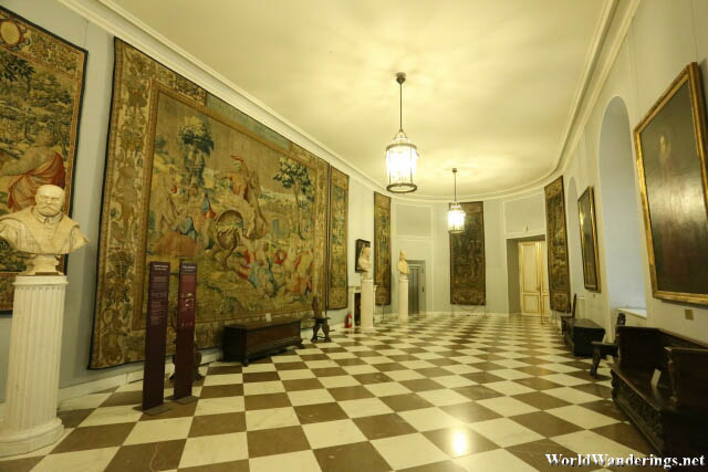 A Hall Inside the Royal Castle of Warsaw