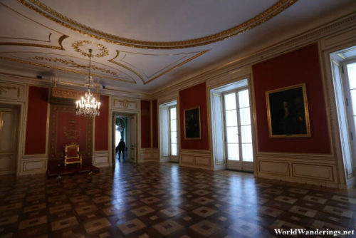 Large Hall in the Royal Castle in Warsaw