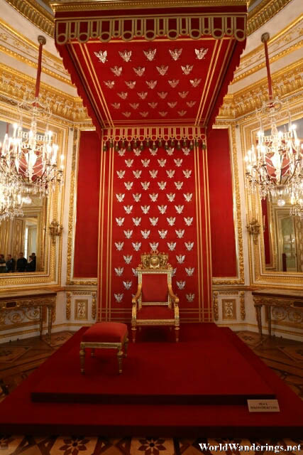 Throne at the Royal Castle of Warsaw