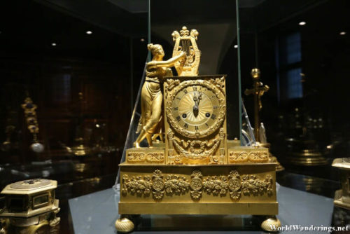 Ornamental Clock at the Museum of the Royal Castle of Warsaw