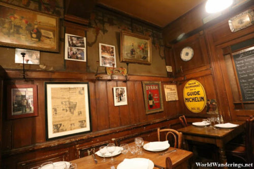 Rustic Interiors of Café Comptoir Abel