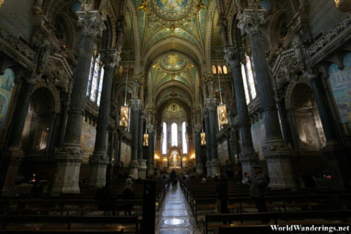 Magnificent Interiors of the Basilica of Notre-Dame de Fourvière