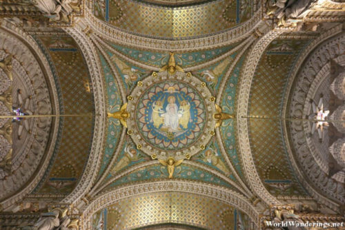 Ceiling of the Basilica of Notre-Dame de Fourvière