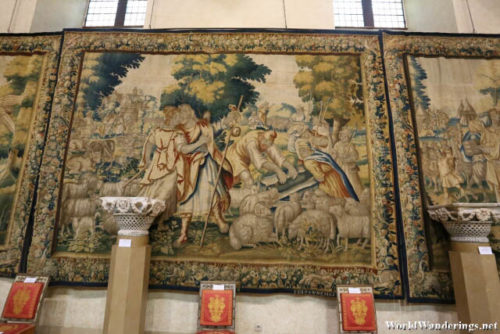 Tapestry at Lyon Cathedral