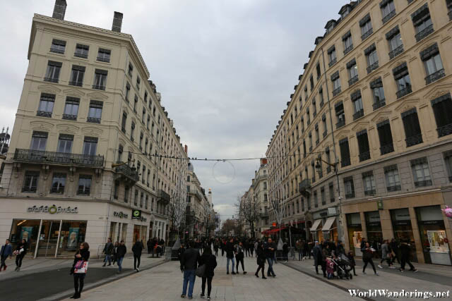 Walking Down Rue de la République