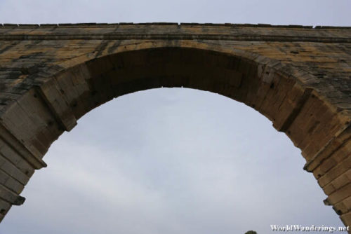 Arch at Pont du Gard